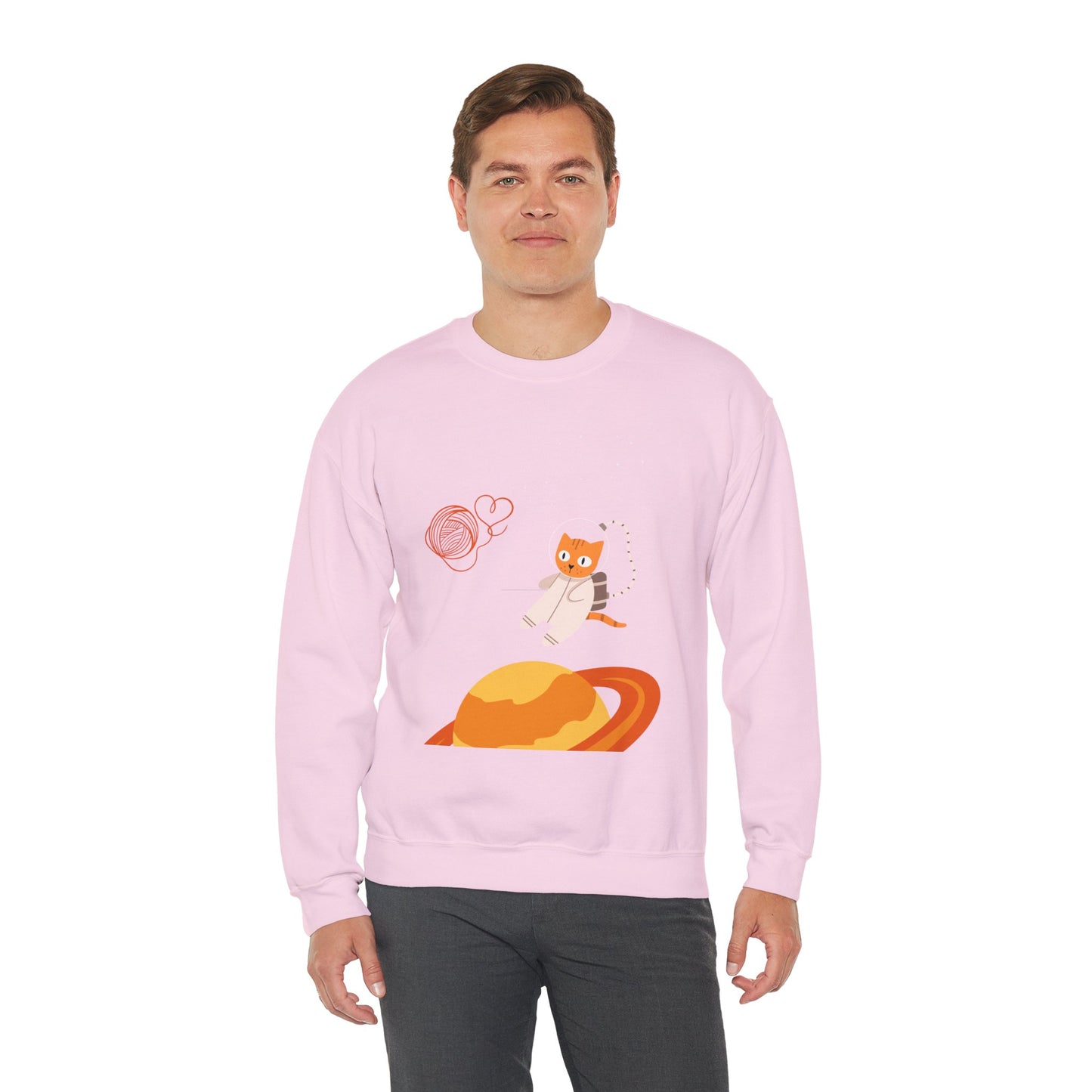 Lost in the Galaxy Sweatshirt – Cat in Space Crew Neck
