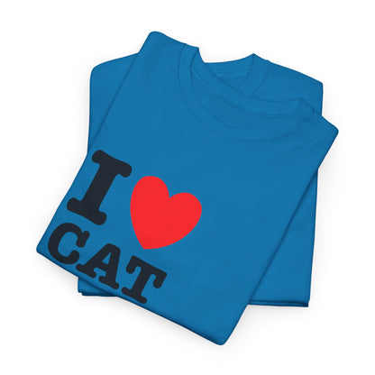 I Love Cat Moms T-Shirt – Bold Statement Tee