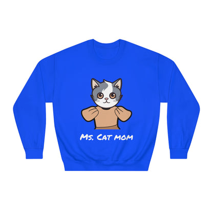 Ms. Cat Mom | Crew Neck Sweatshirt