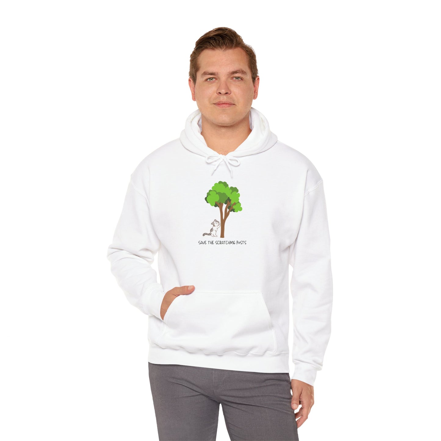 Tree Scratcher Hoodie – Cat Scratching Tree