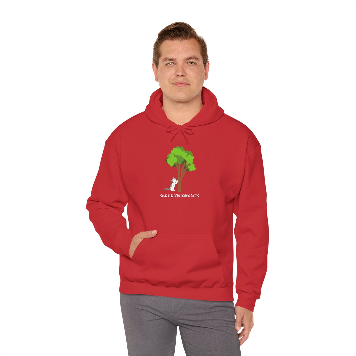 Tree Scratcher Hoodie – Cat Scratching Tree
