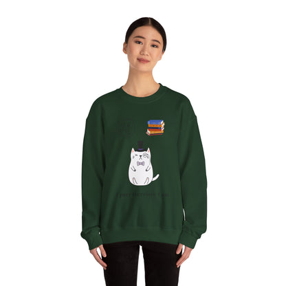 The Purrlosopher Sweatshirt – Cat Philosopher Crew Neck