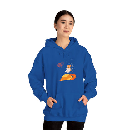 Lost in the Galaxy Hoodie – Space Cat-Inspired Sweatshirt