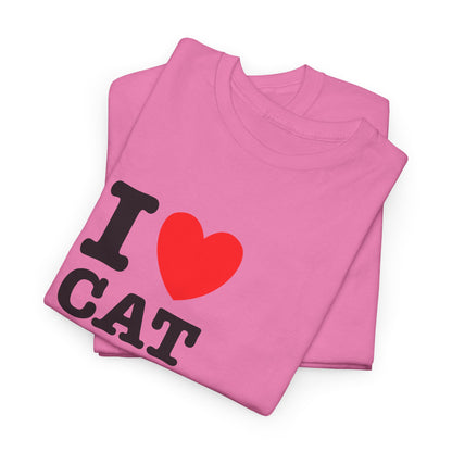 I Love Cat Moms T-Shirt – Bold Statement Tee