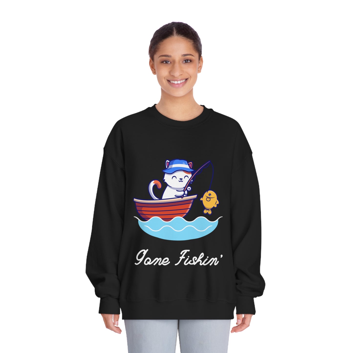 Gone Fishing | Crew Neck Sweatshirt