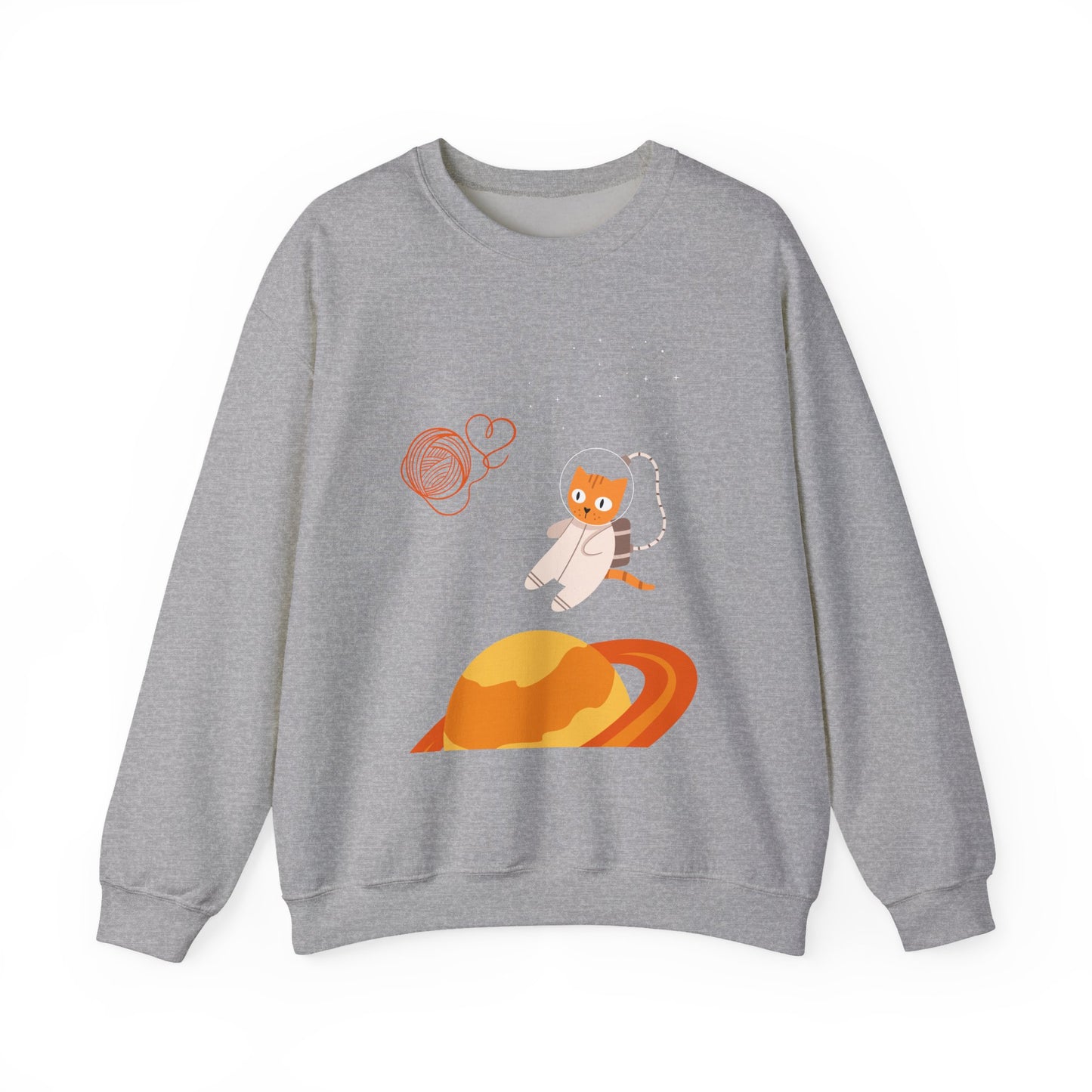 Lost in the Galaxy Sweatshirt – Cat in Space Crew Neck