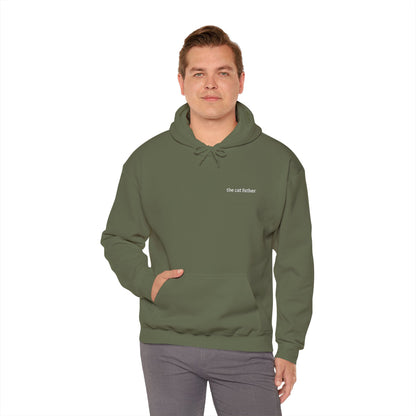 The Cat Father Hoodie – Embroidered Text Pullover