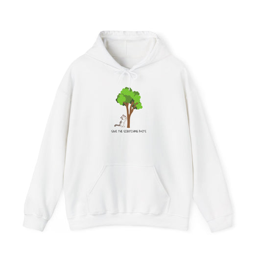 Tree Scratcher Hoodie – Cat Scratching Tree