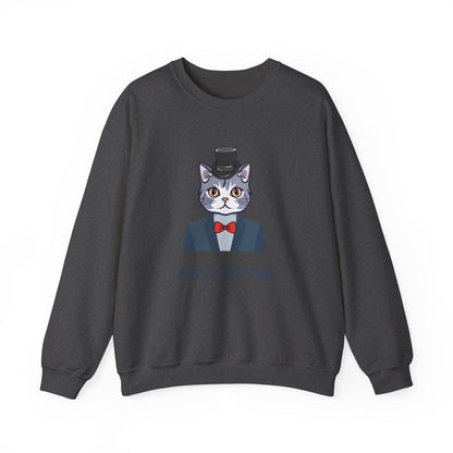 Mr. Cat Dad Sweatshirt – Logo Crew Neck for Cat Lovers