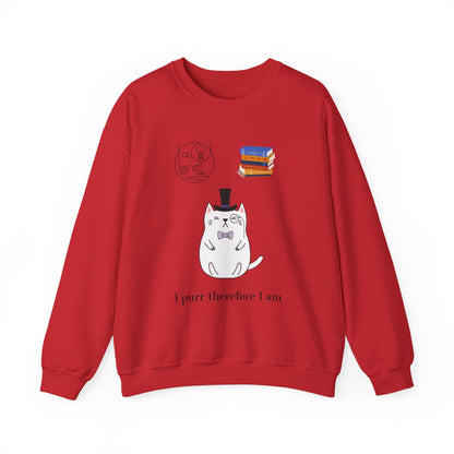 The Purrlosopher Sweatshirt – Cat Philosopher Crew Neck