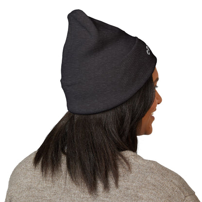 Cat Mom Beanie – Embroidered Cuffed Knit Hat