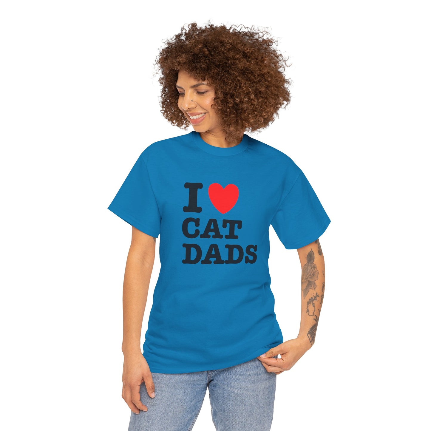 I Love Cat Dads T-Shirt – Bold Statement Tee