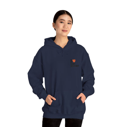 I Love Cat Moms Hoodie – Embroidered Text Pullover