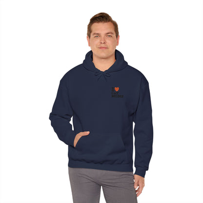 I Love Cat Moms Hoodie – Embroidered Text Pullover