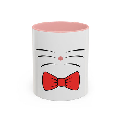 Whisker Sipper Cat Mug – Two-Tone Coffee Cup with Whisker Design