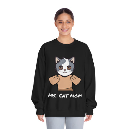 Ms. Cat Mom | Crew Neck Sweatshirt