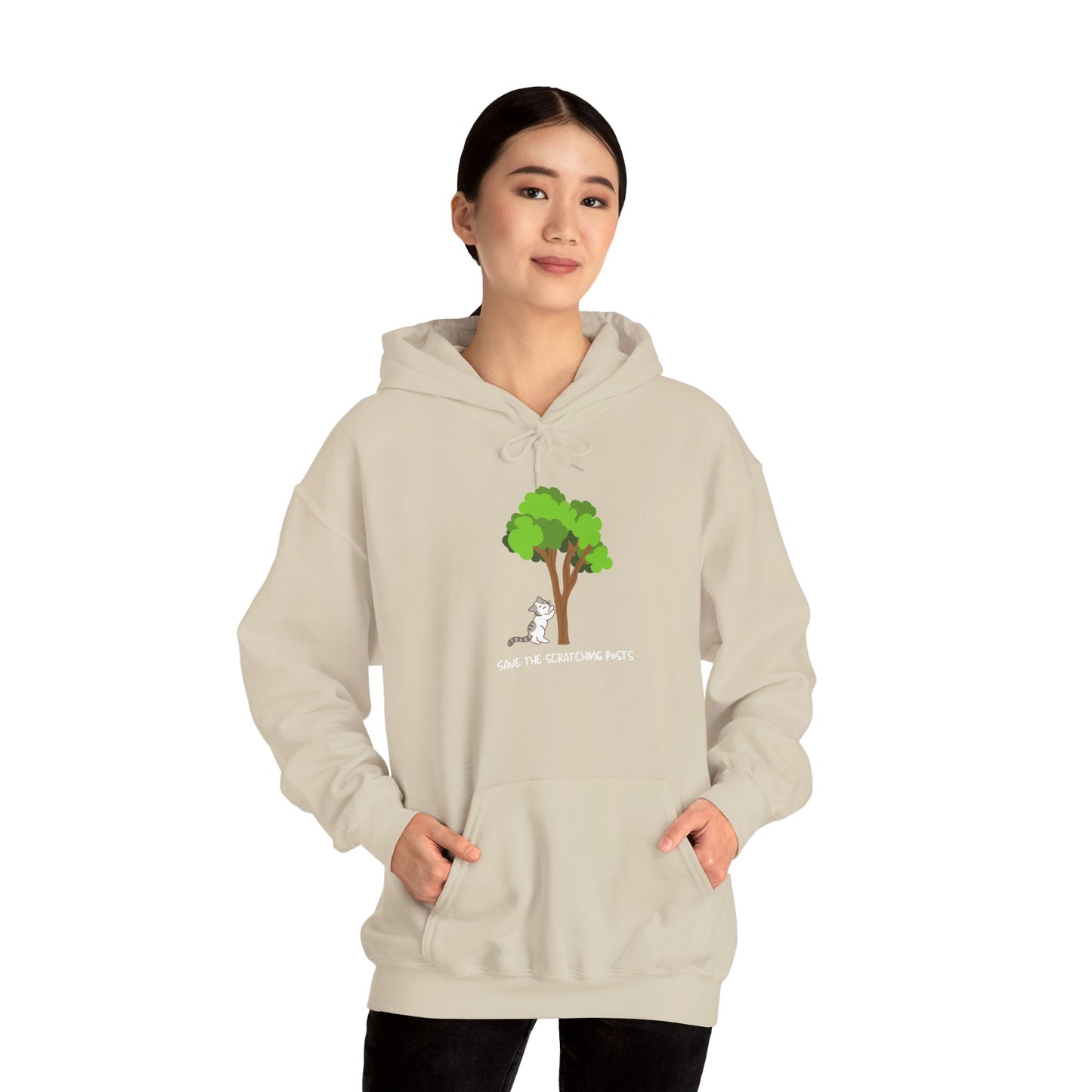 Tree Scratcher Hoodie – Cat Scratching Tree