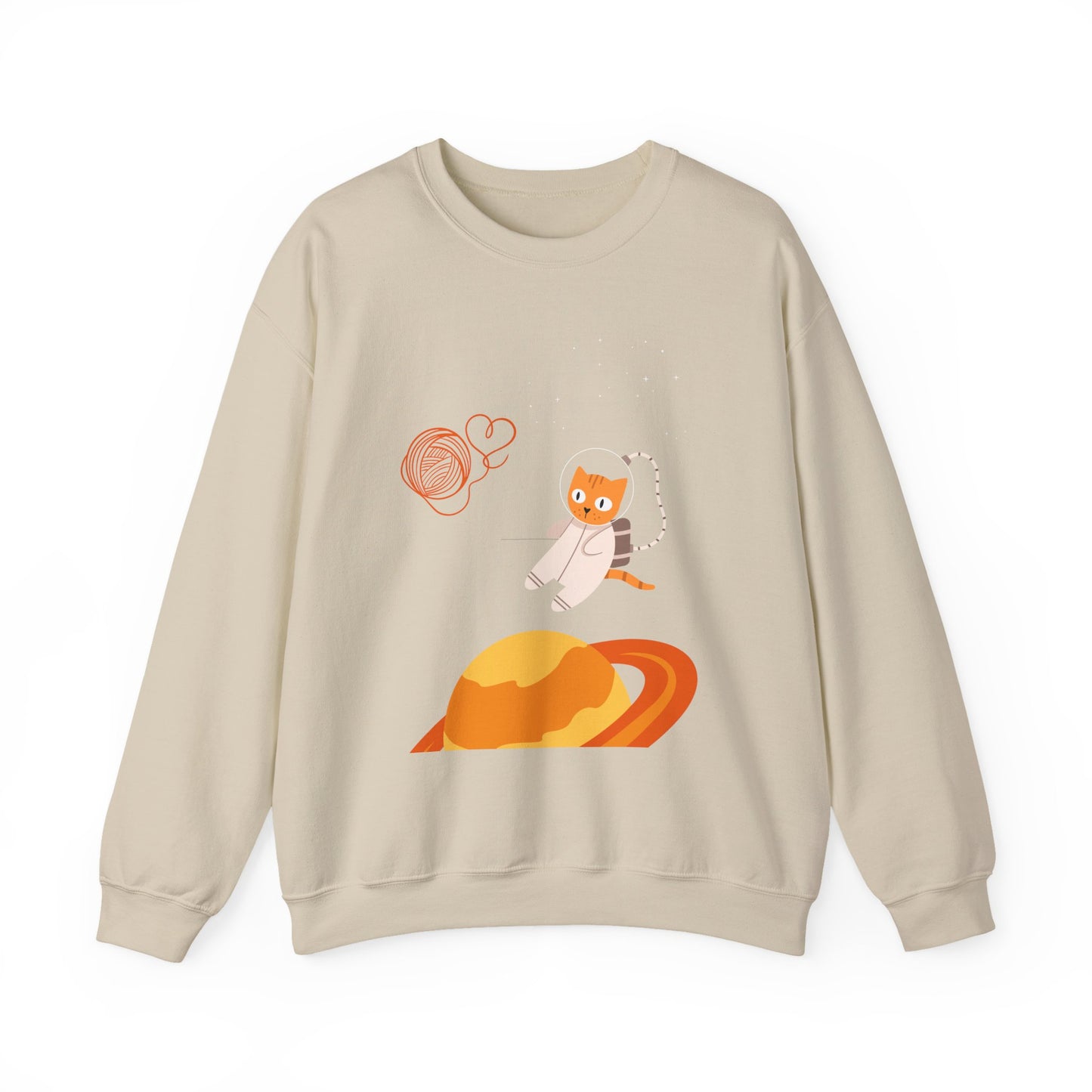 Lost in the Galaxy Sweatshirt – Cat in Space Crew Neck