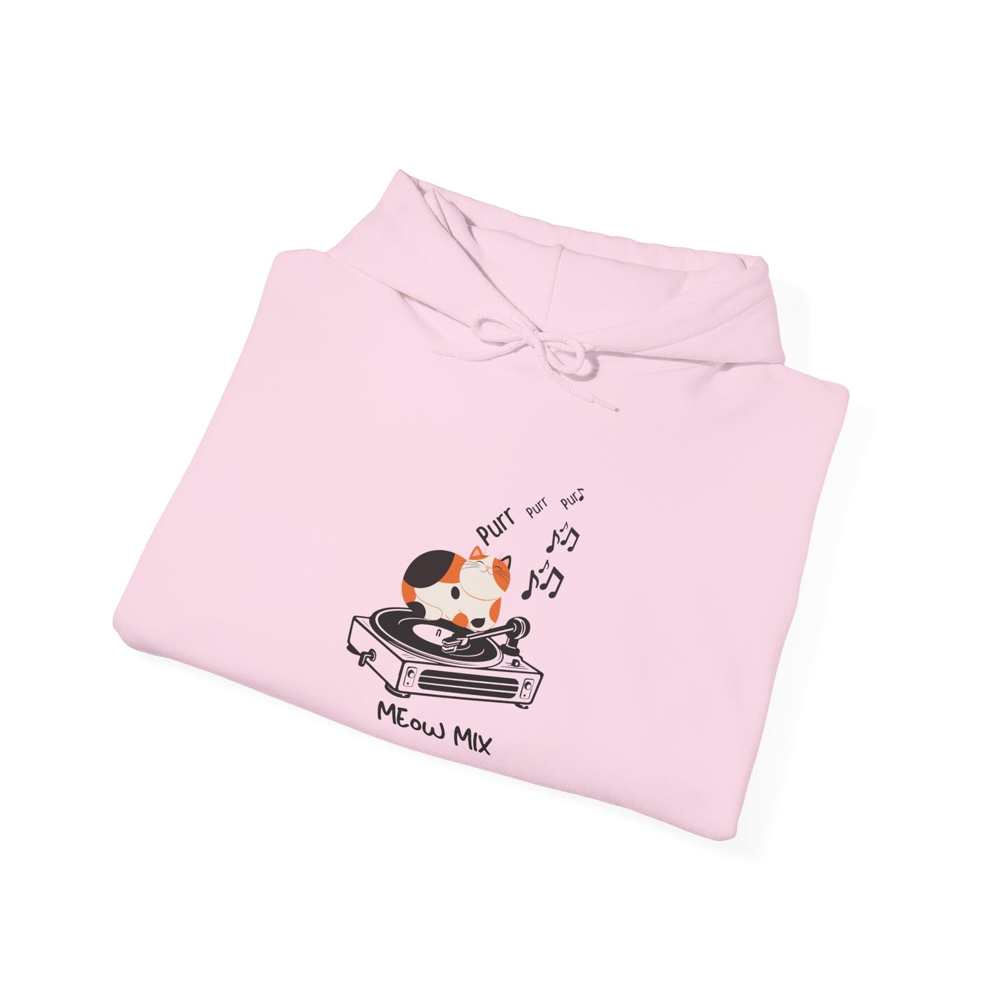 Meow Mix Hoodie – Cat and Music Lover Sweatshirt