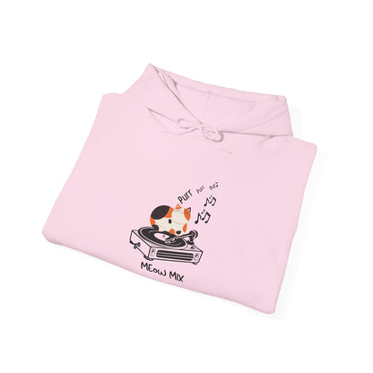 Meow Mix Hoodie – Cat and Music Lover Sweatshirt