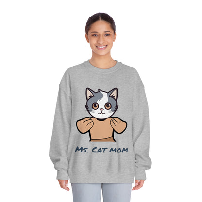 Ms. Cat Mom | Crew Neck Sweatshirt