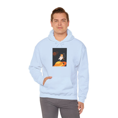 Lost in the Galaxy Hoodie – Space Cat-Inspired Sweatshirt