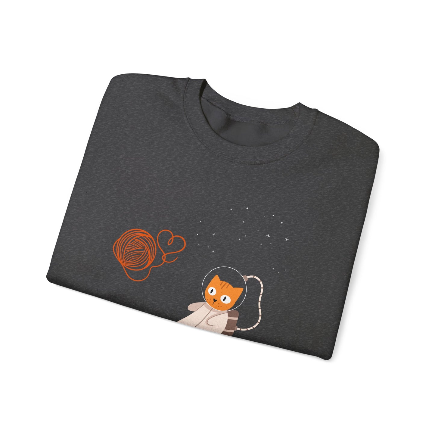 Lost in the Galaxy Sweatshirt – Cat in Space Crew Neck