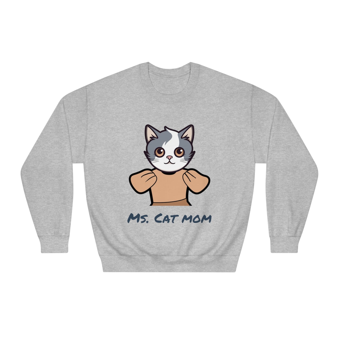 Ms. Cat Mom | Crew Neck Sweatshirt