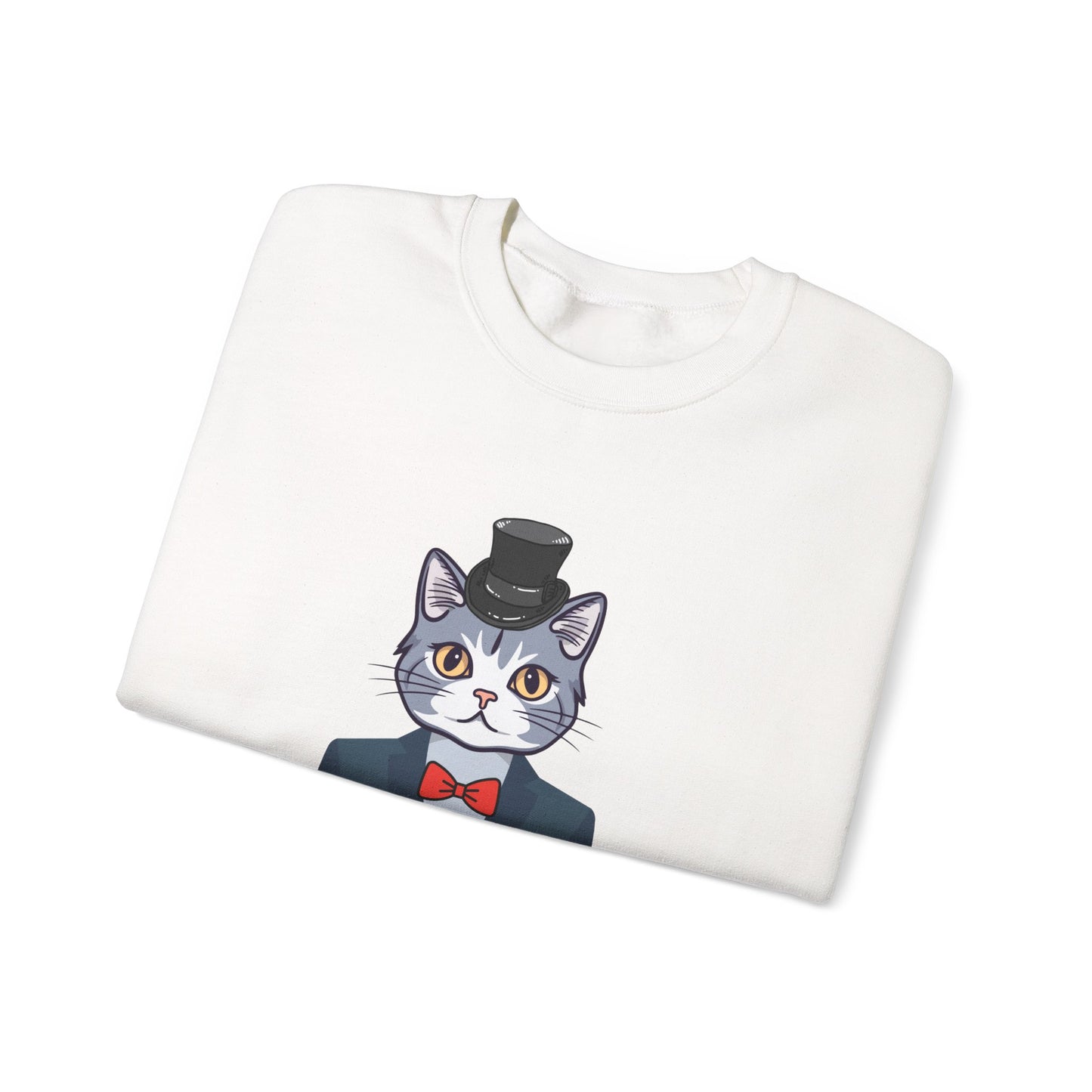 Mr. Cat Dad Sweatshirt – Logo Crew Neck for Cat Lovers