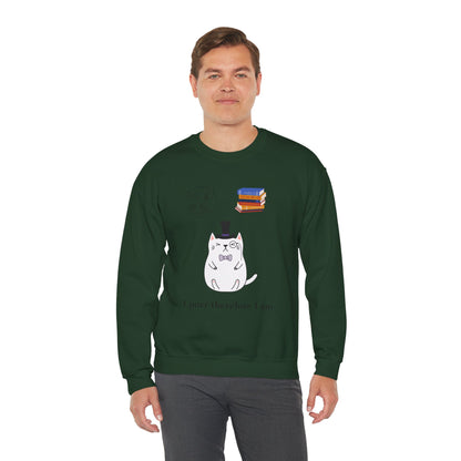 The Purrlosopher Sweatshirt – Cat Philosopher Crew Neck