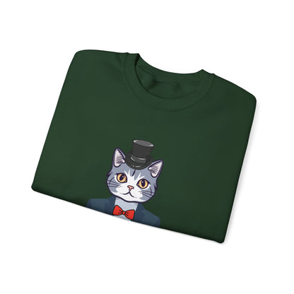 Mr. Cat Dad Sweatshirt – Logo Crew Neck for Cat Lovers