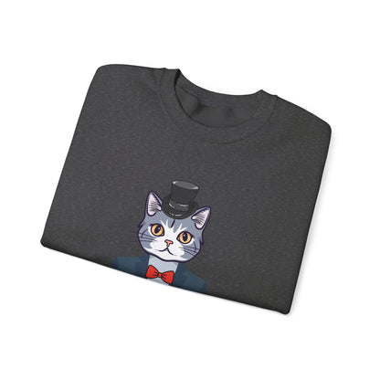 Mr. Cat Dad Sweatshirt – Logo Crew Neck for Cat Lovers