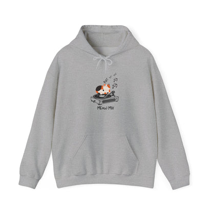 Meow Mix Hoodie – Cat and Music Lover Sweatshirt