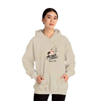 Meow Mix Hoodie – Cat and Music Lover Sweatshirt