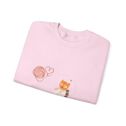 Lost in the Galaxy Sweatshirt – Cat in Space Crew Neck