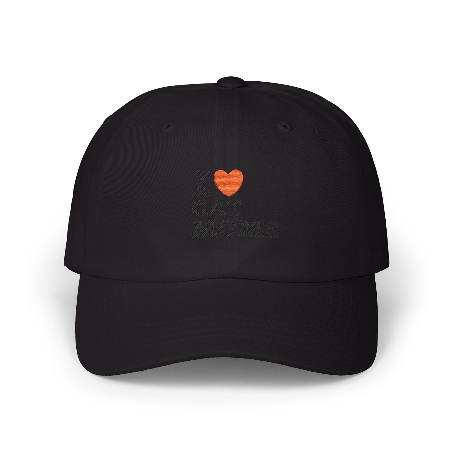 I Love Cat Moms Dad Cap – Embroidered Classic Baseball Hat