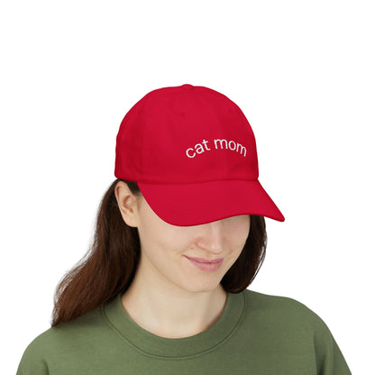 Cat Mom Dad Cap – Embroidered Classic Baseball Hat