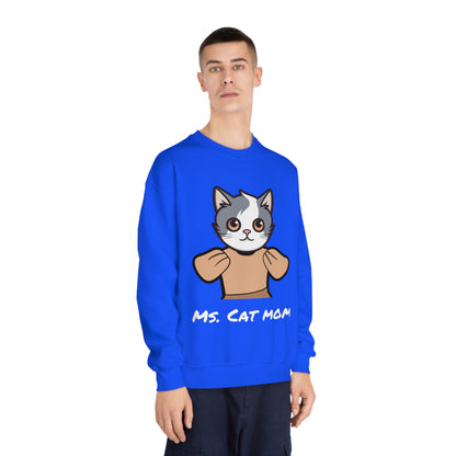 Ms. Cat Mom | Crew Neck Sweatshirt