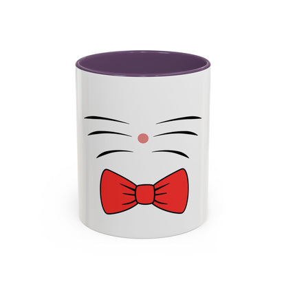 Whisker Sipper Cat Mug – Two-Tone Coffee Cup with Whisker Design