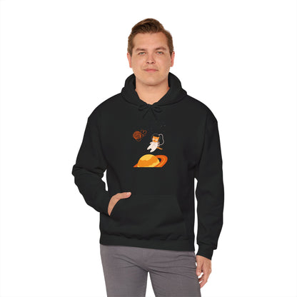 Lost in the Galaxy Hoodie – Space Cat-Inspired Sweatshirt