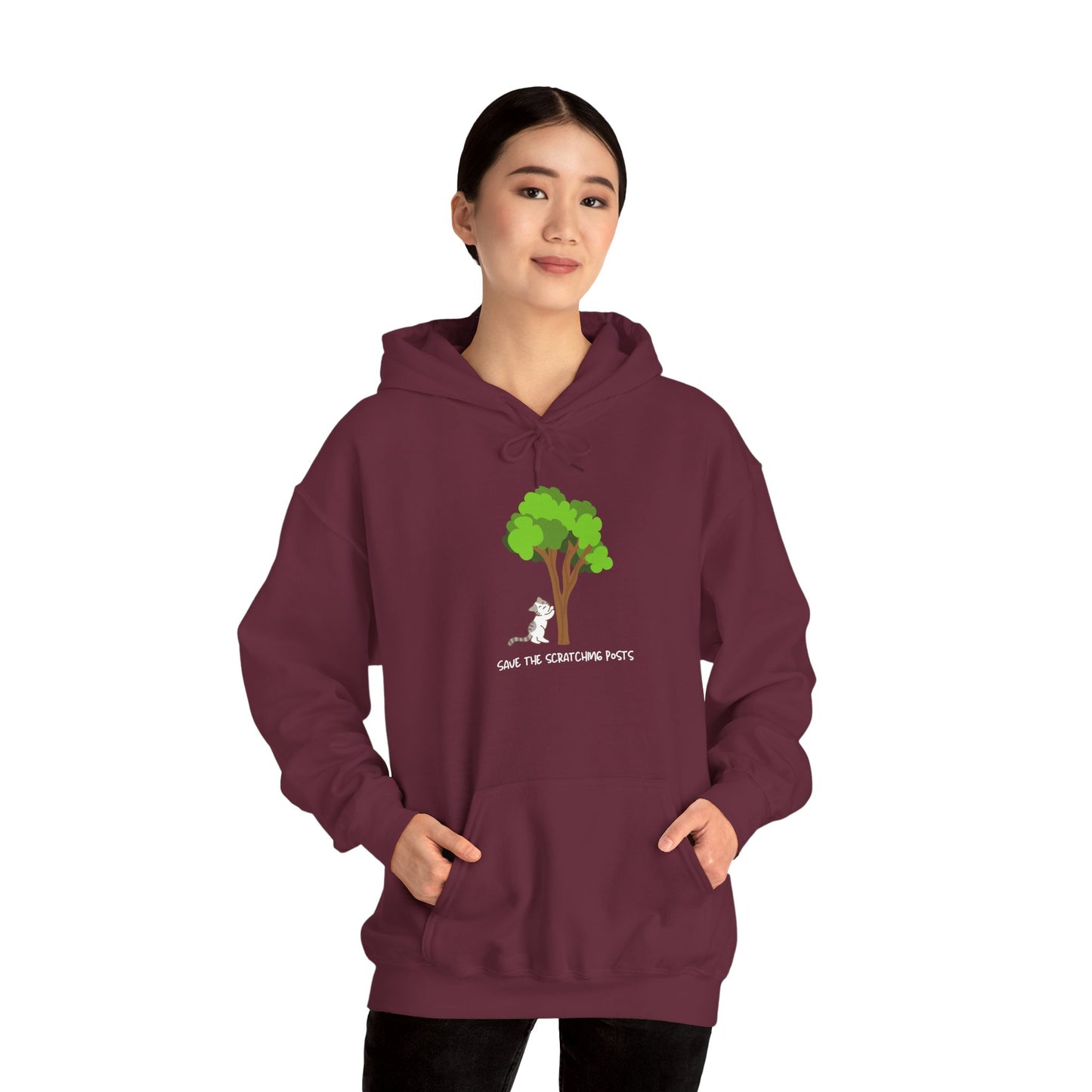 Tree Scratcher Hoodie – Cat Scratching Tree