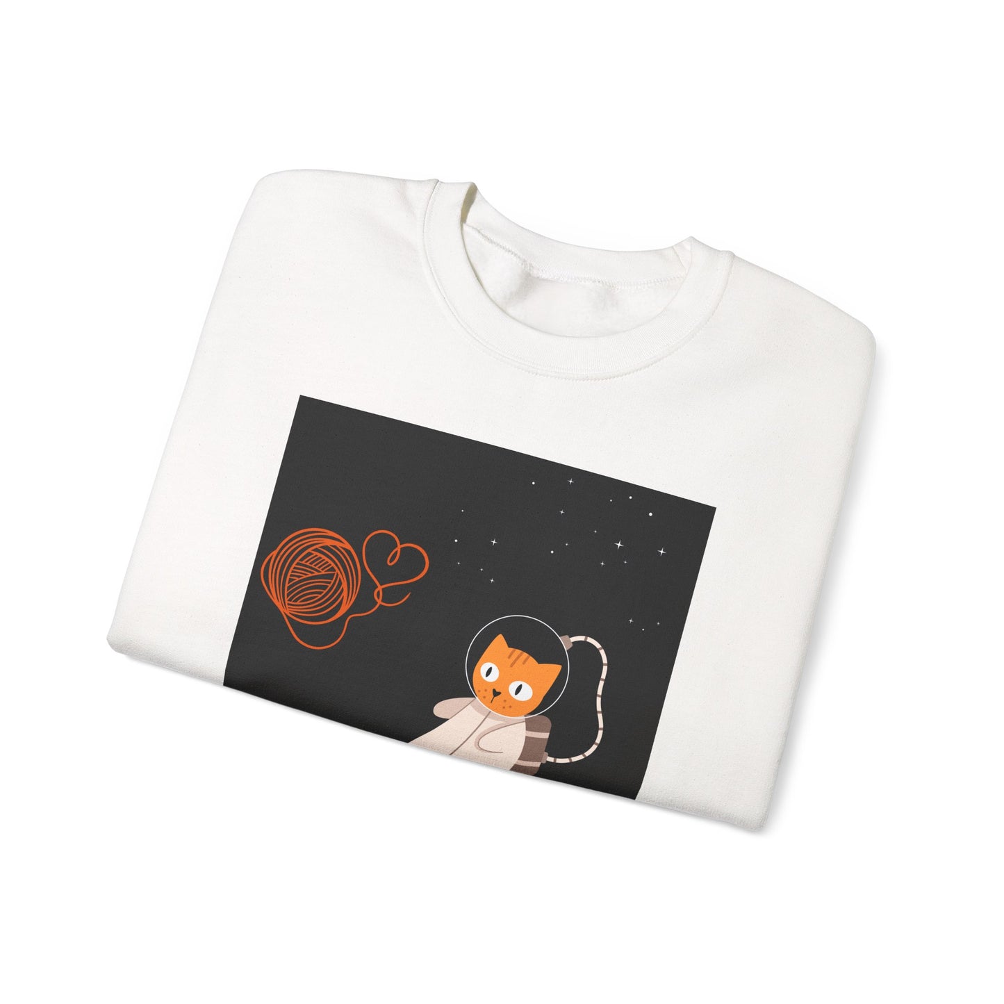 Lost in the Galaxy Sweatshirt – Cat in Space Crew Neck
