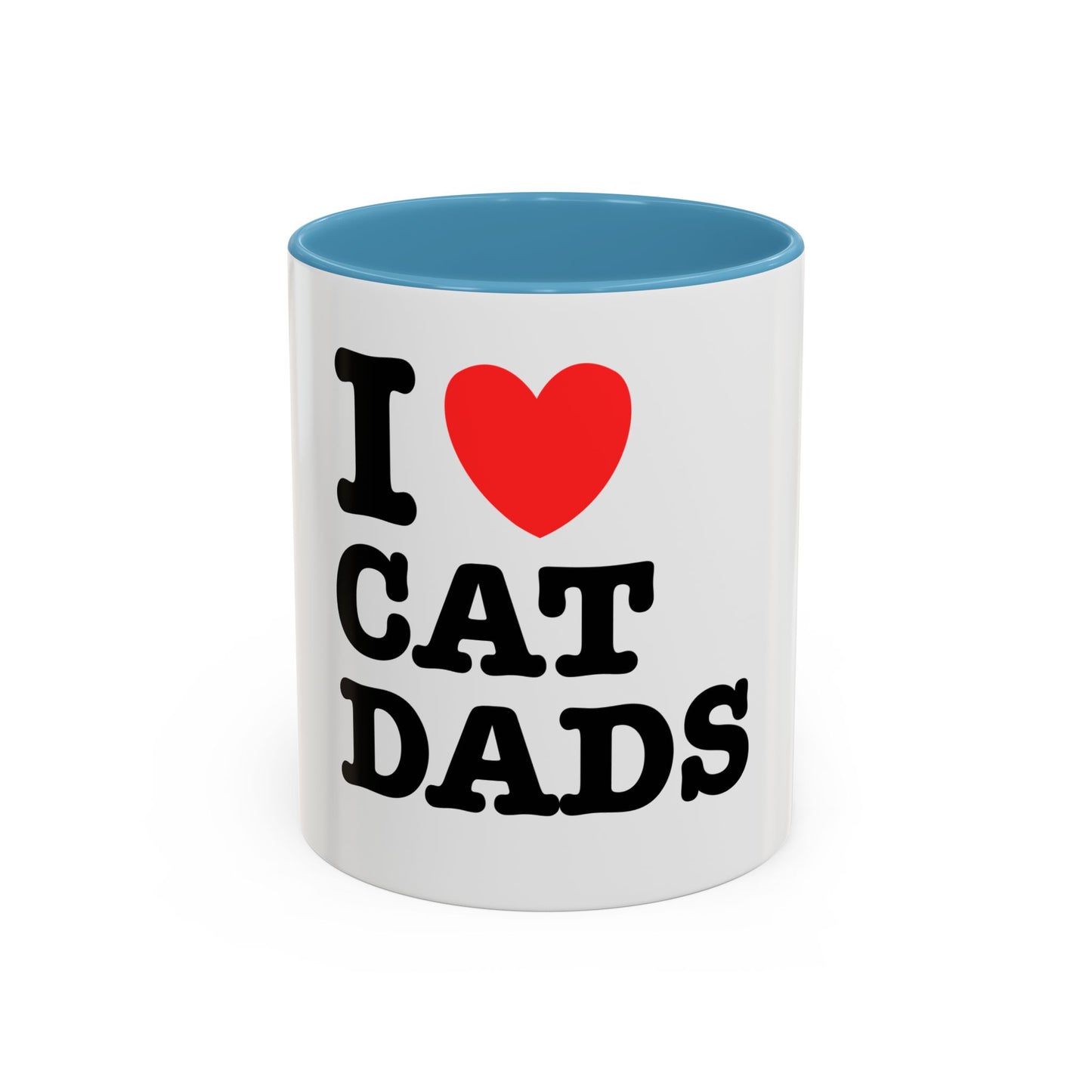 I Love Cat Dads Coffee Mug – 11oz Ceramic Mug