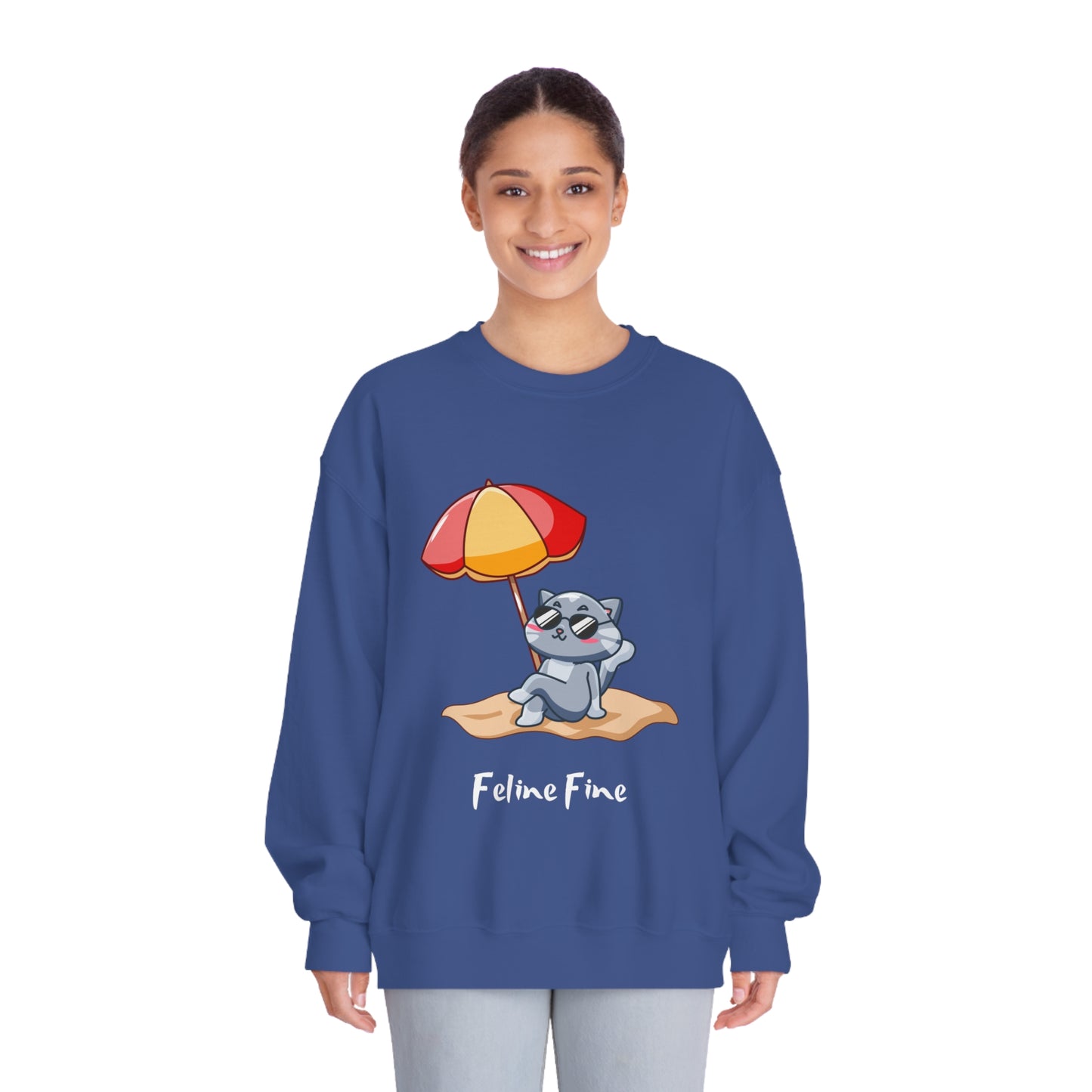 Feline Fine | Crew Neck Sweatshirt