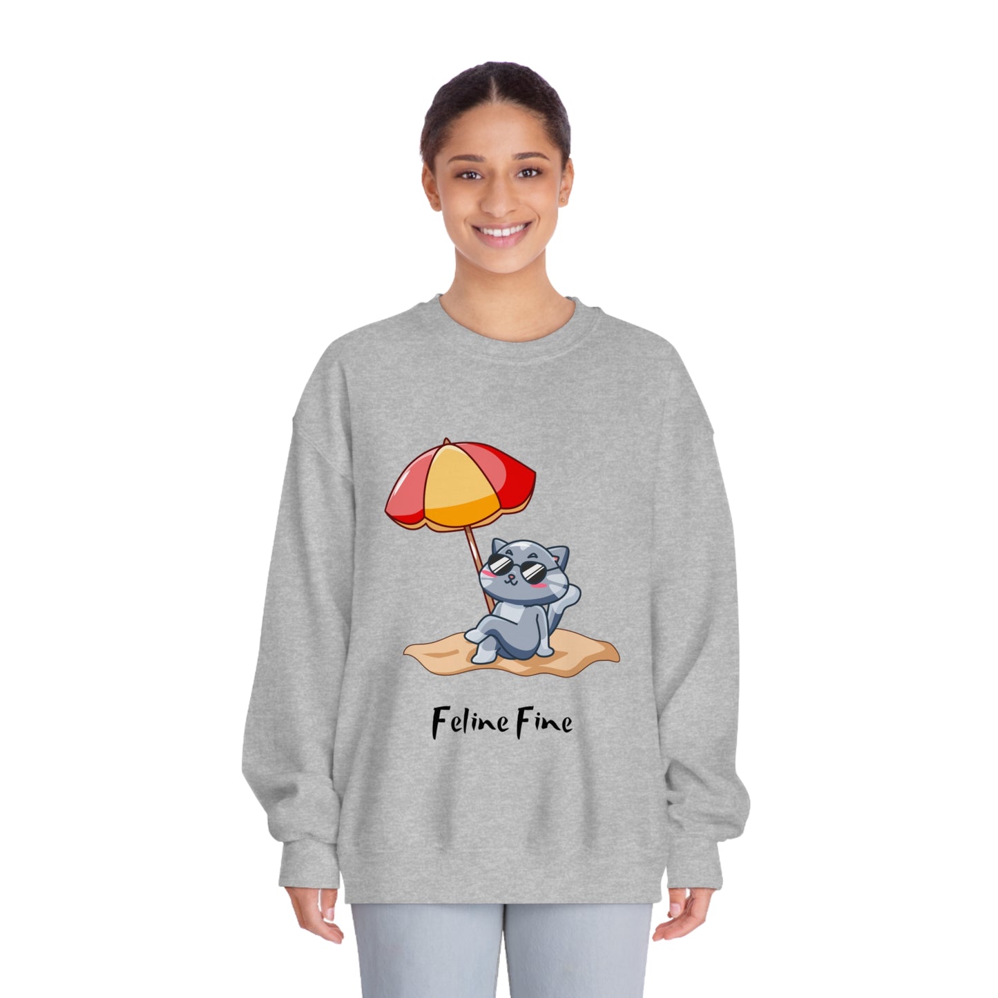 Feline Fine | Crew Neck Sweatshirt