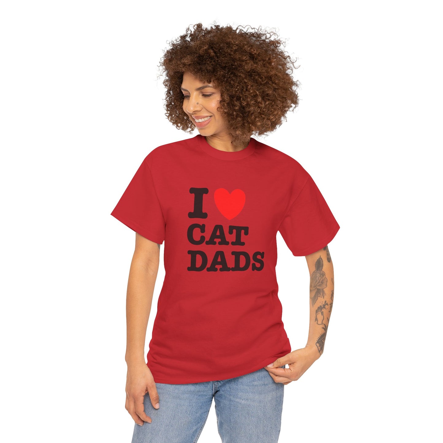 I Love Cat Dads T-Shirt – Bold Statement Tee