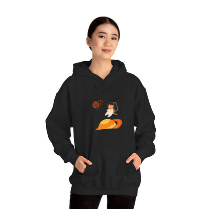 Lost in the Galaxy Hoodie – Space Cat-Inspired Sweatshirt