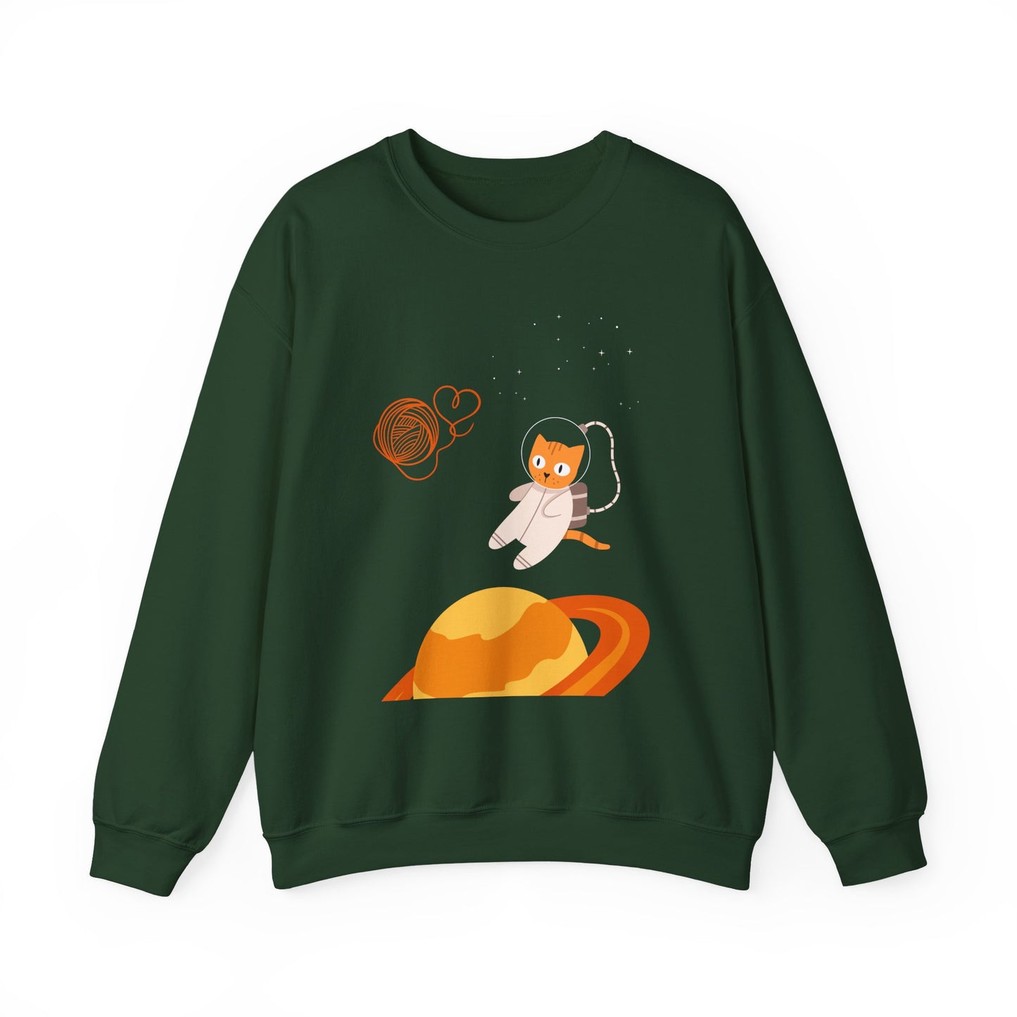 Lost in the Galaxy Sweatshirt – Cat in Space Crew Neck