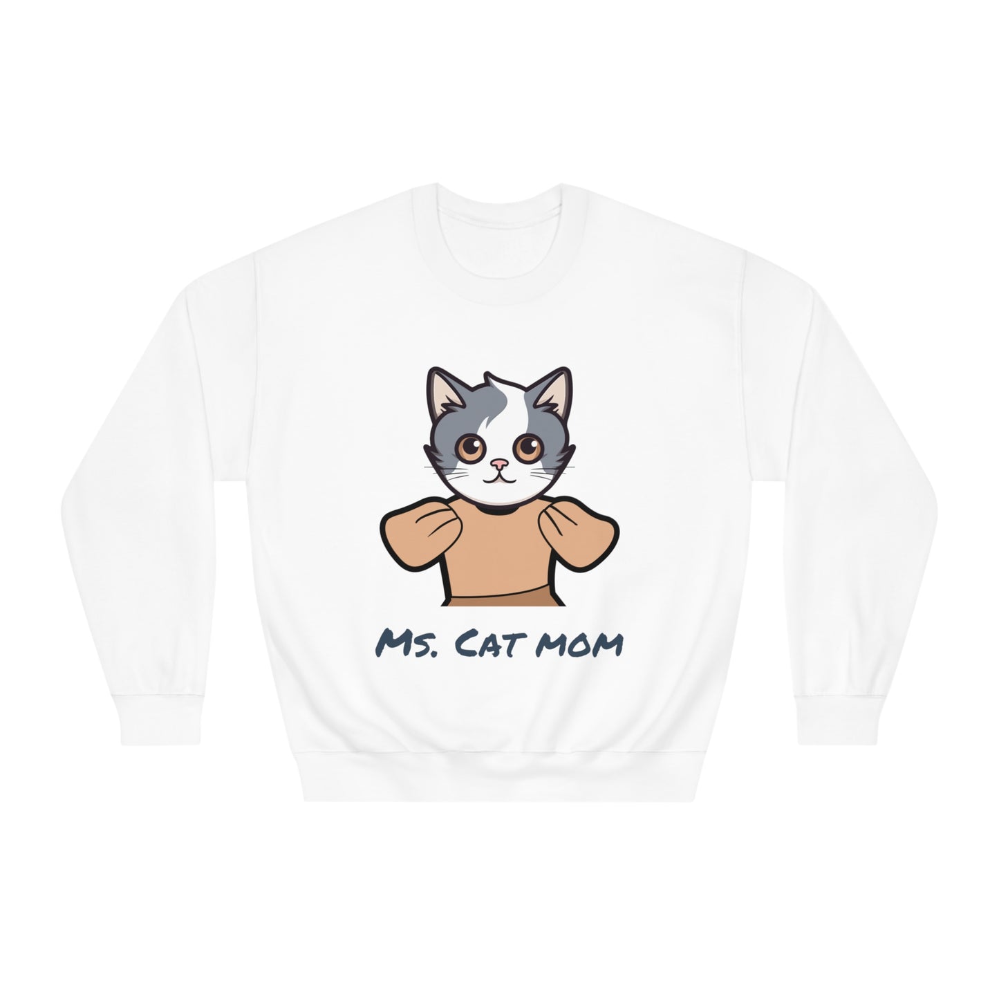 Ms. Cat Mom | Crew Neck Sweatshirt