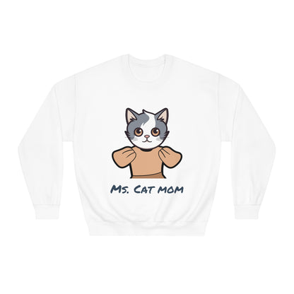 Ms. Cat Mom | Crew Neck Sweatshirt